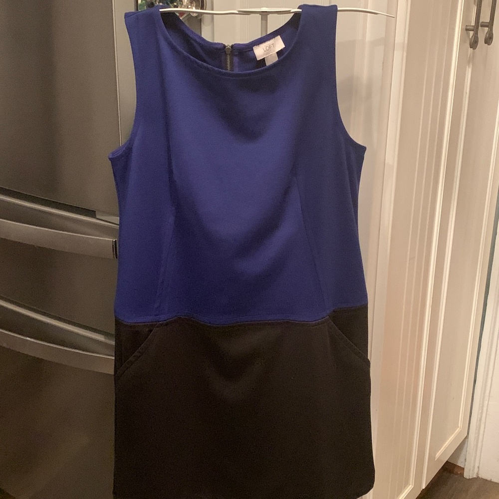 Loft Colirblock short dress. Worn‎ 1x